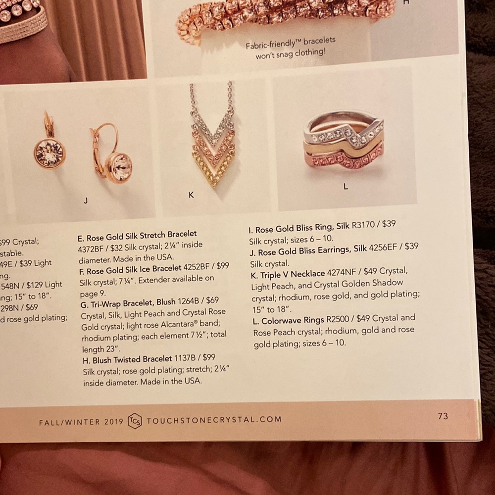 Touchstone Crystal Colorwave Rings - Picture 2 of 8
